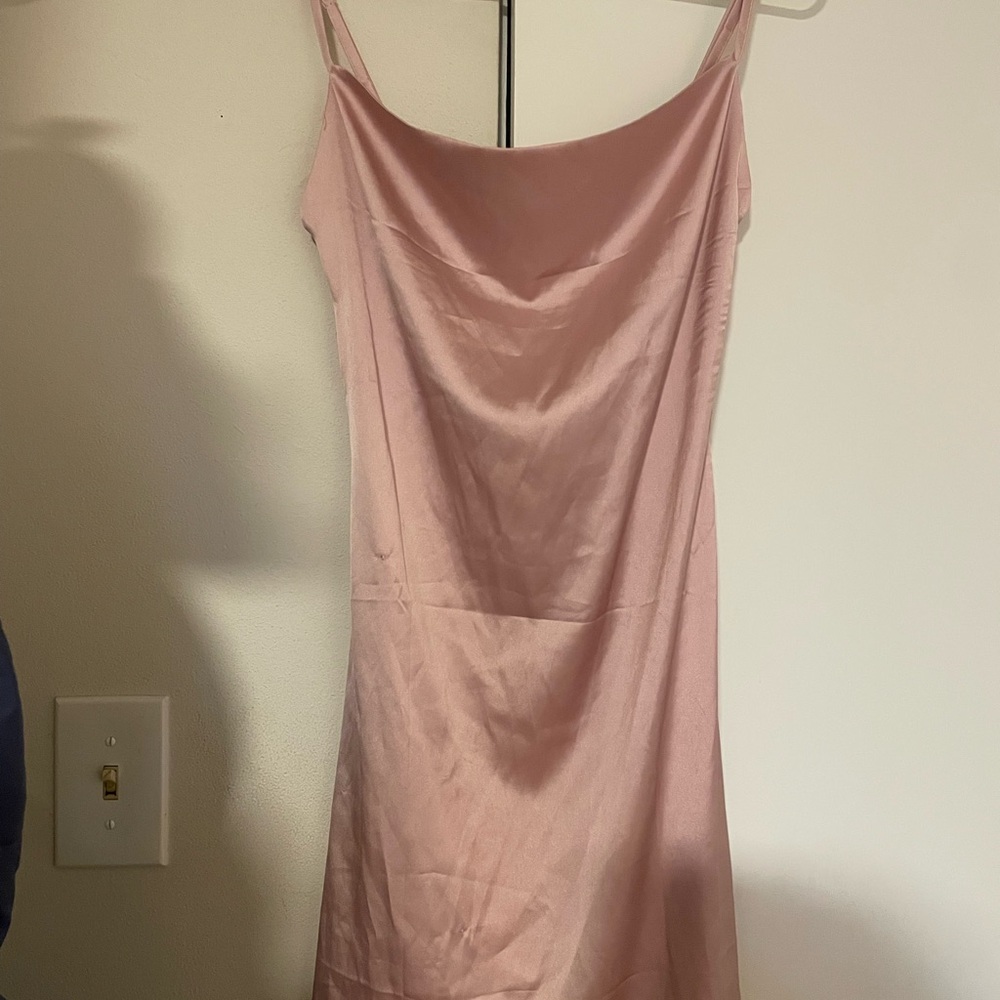 Zara Blush Satin Chemise
